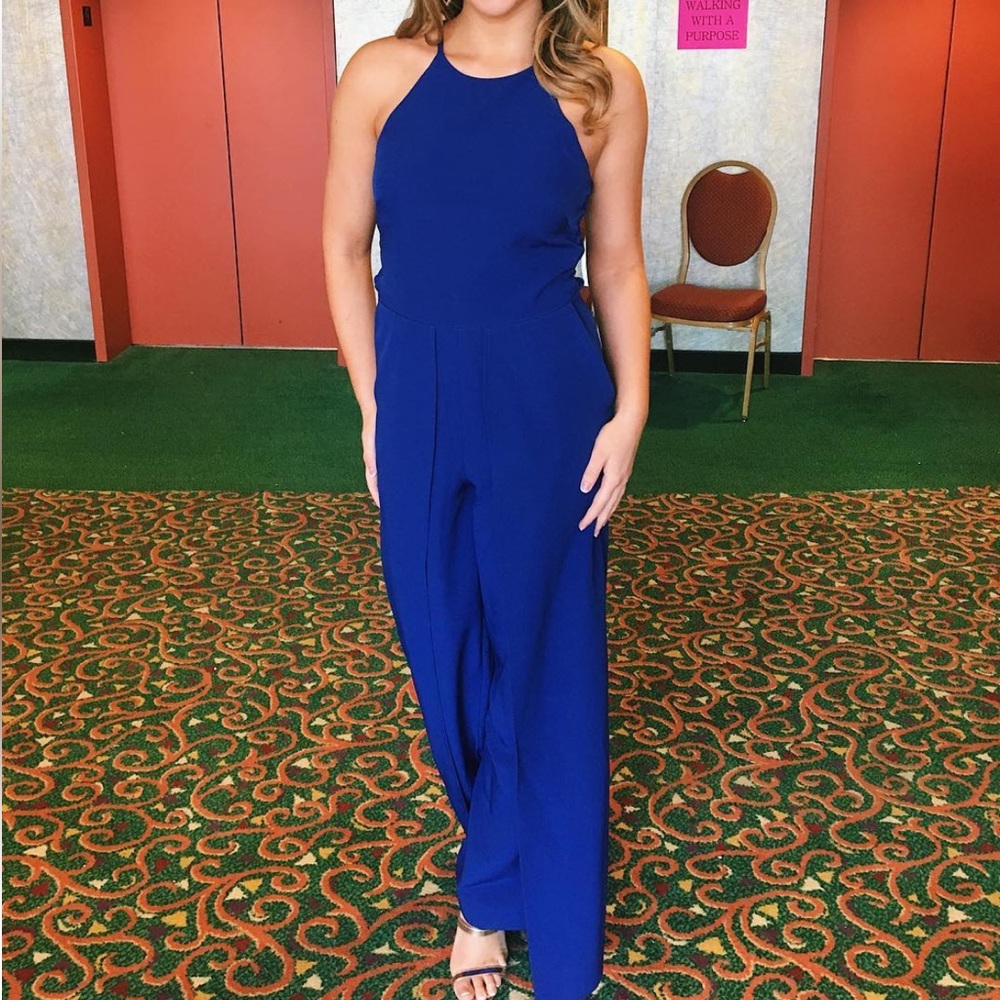 Belle Badgley Mishka Jumpsuit pageant interview